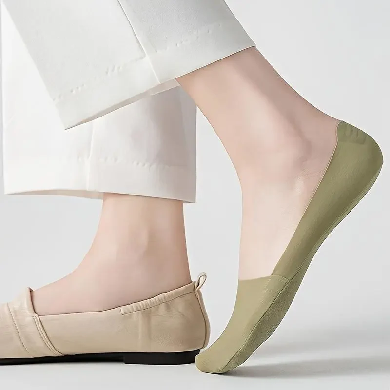 10 Pairs Women's Invisible Short Socks Comfort Breathable Non Slip - Image 5