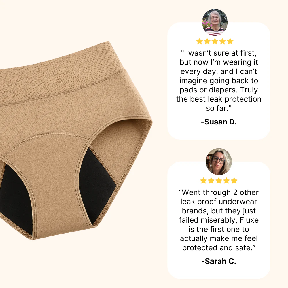 Curvevera 100% Leak-Proof Underwear That Won't Let You Down for Women 60+ (4-Pack) - Image 3