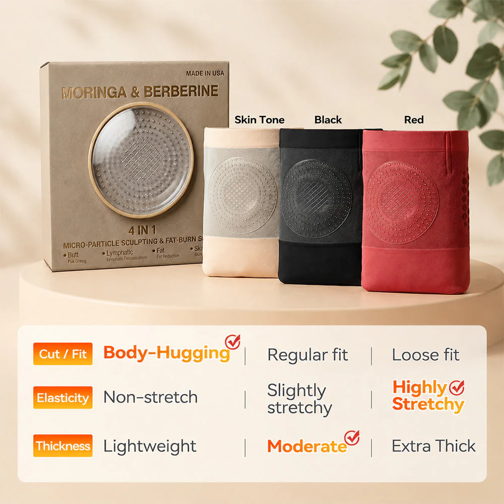 2026 New Release:Moringa & Berberine 4-in-1 Micro-Particle Shaping & Fat Burning Shorts - Image 10