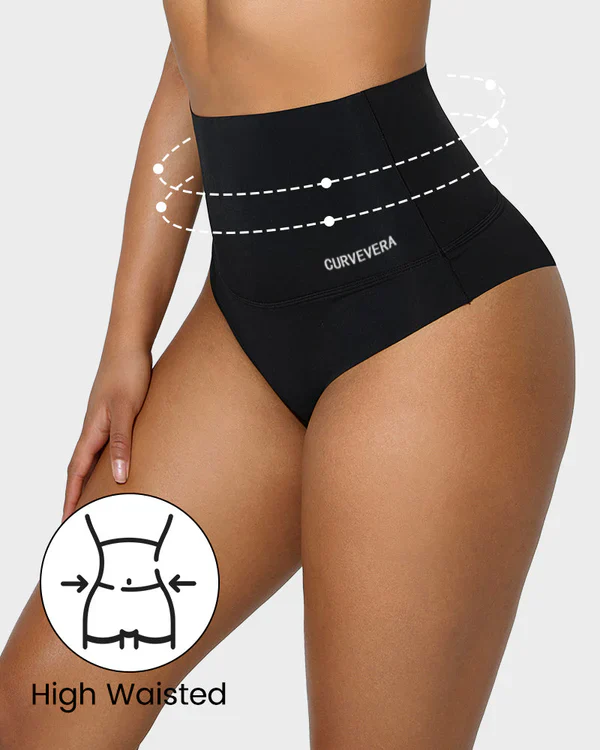 3-Pack High Waisted Tummy Control Briefs - Image 3