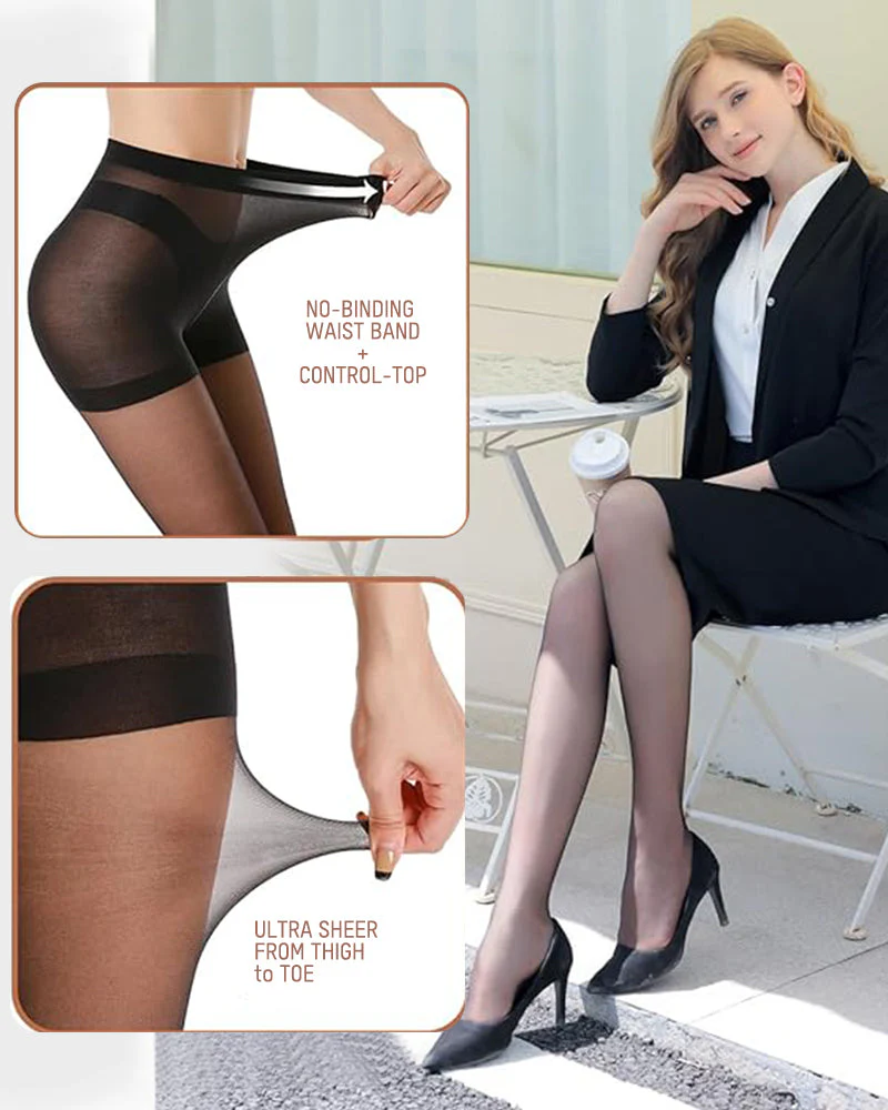 40D Run-Resistant Sheer Tights（5 Pack) - Image 5