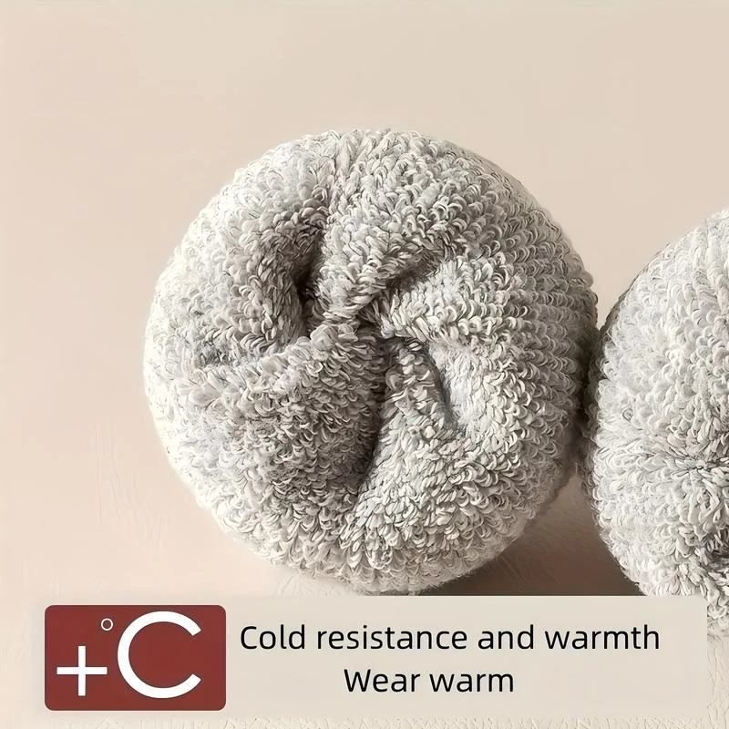 5 Pairs of Men's and Women's Thickened Warm Winter Socks - Image 4