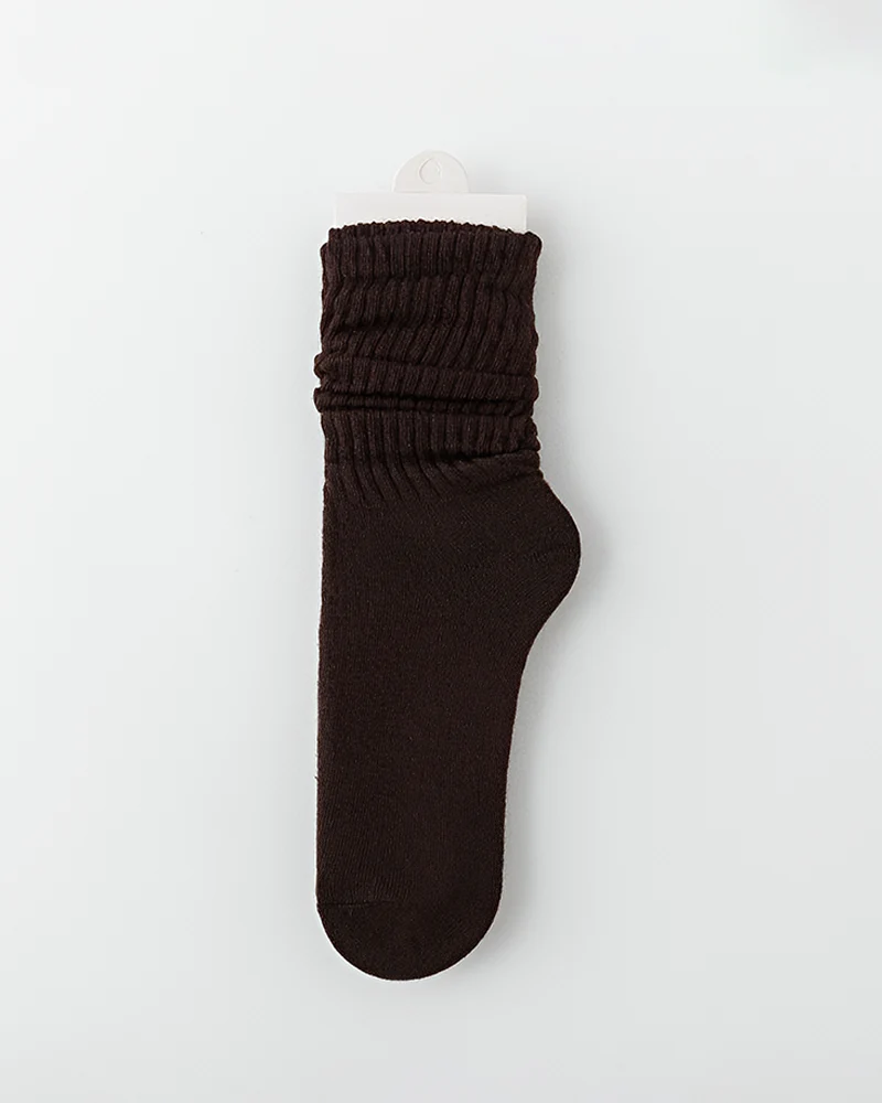 5 Pairs Women’s Slouchy Crew Socks - Image 11
