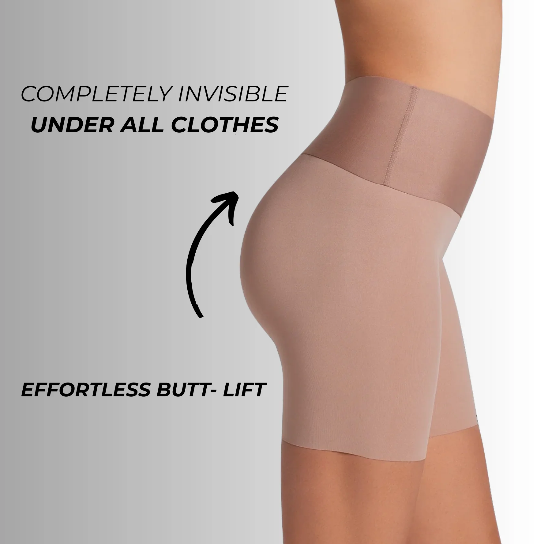 Lightweight Slimming High-Waist Tummy Control Shaper Shorts - Image 3