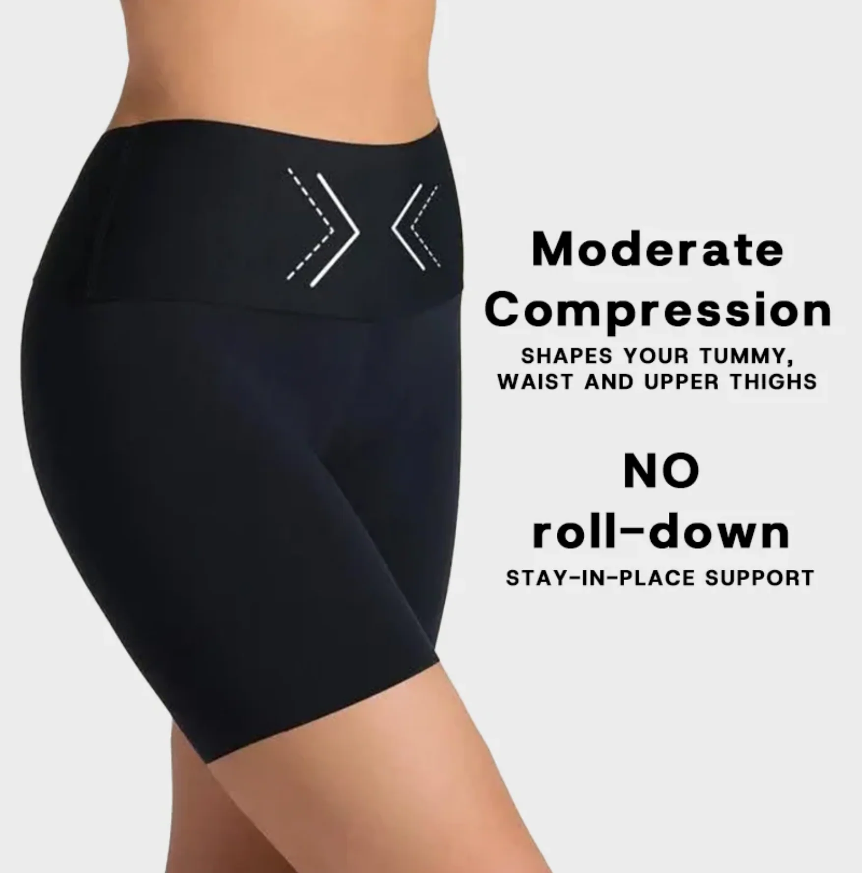 Lightweight Slimming High-Waist Tummy Control Shaper Shorts - Image 8