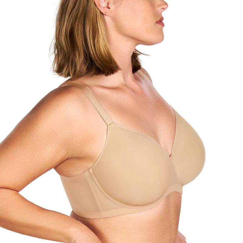 Plus Size Seamless Full Coverage T-Shirt Bra - Image 2