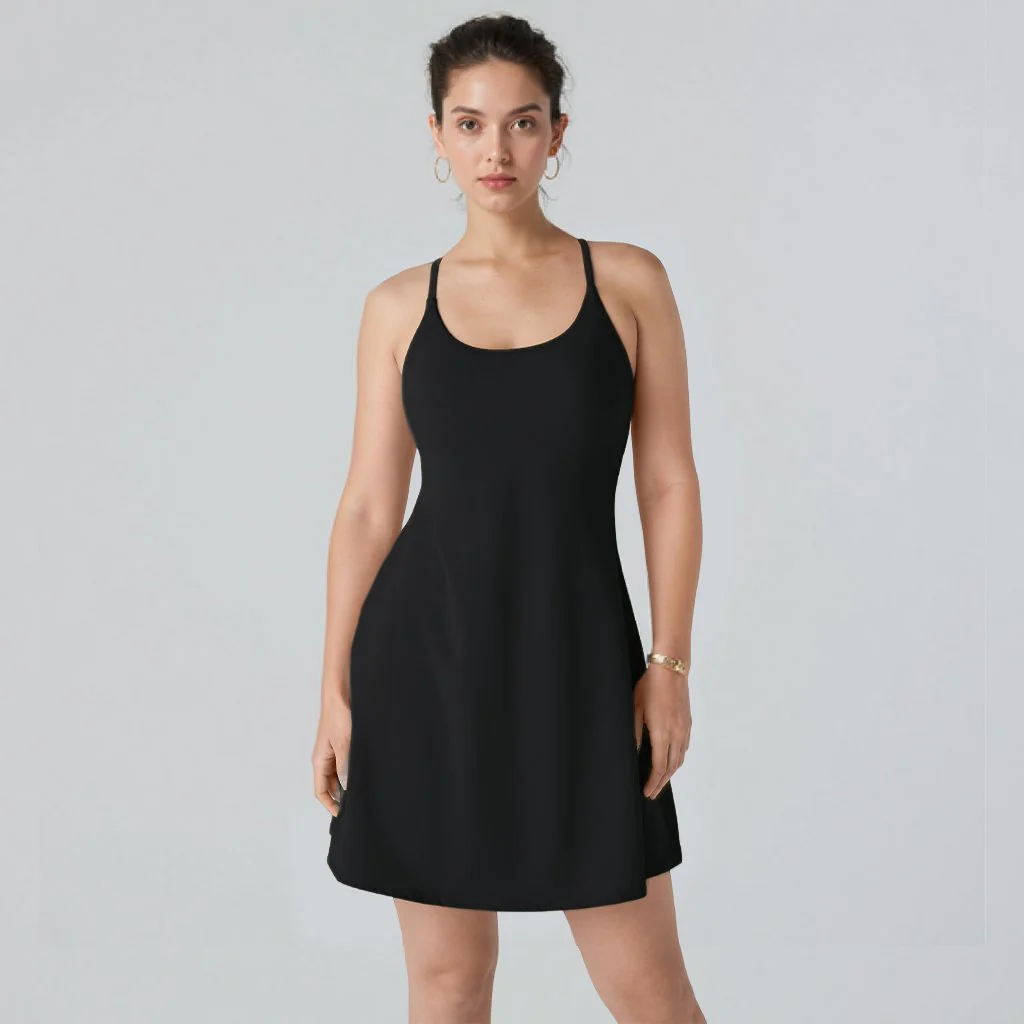 The Ultimate Tummy Control Backless Active Dress - Image 23