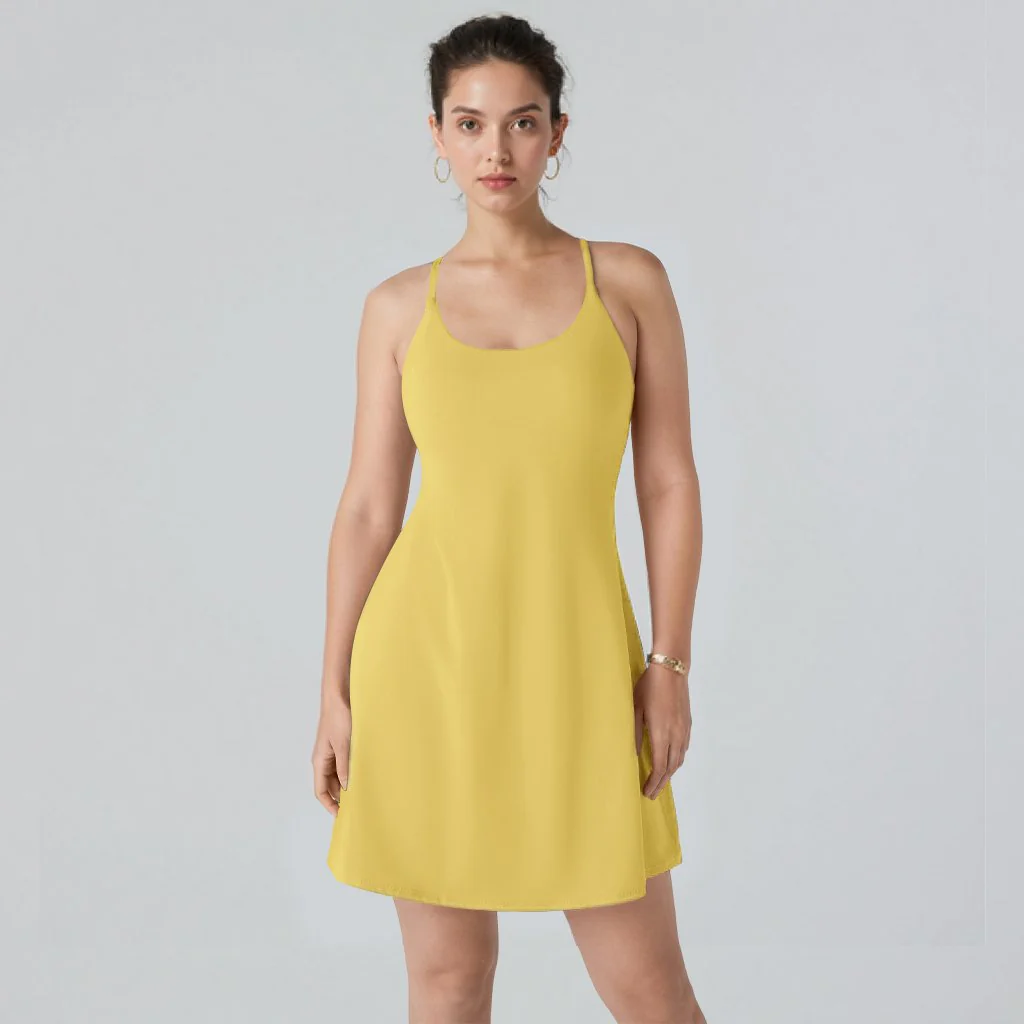 The Ultimate Tummy Control Backless Active Dress - Image 27
