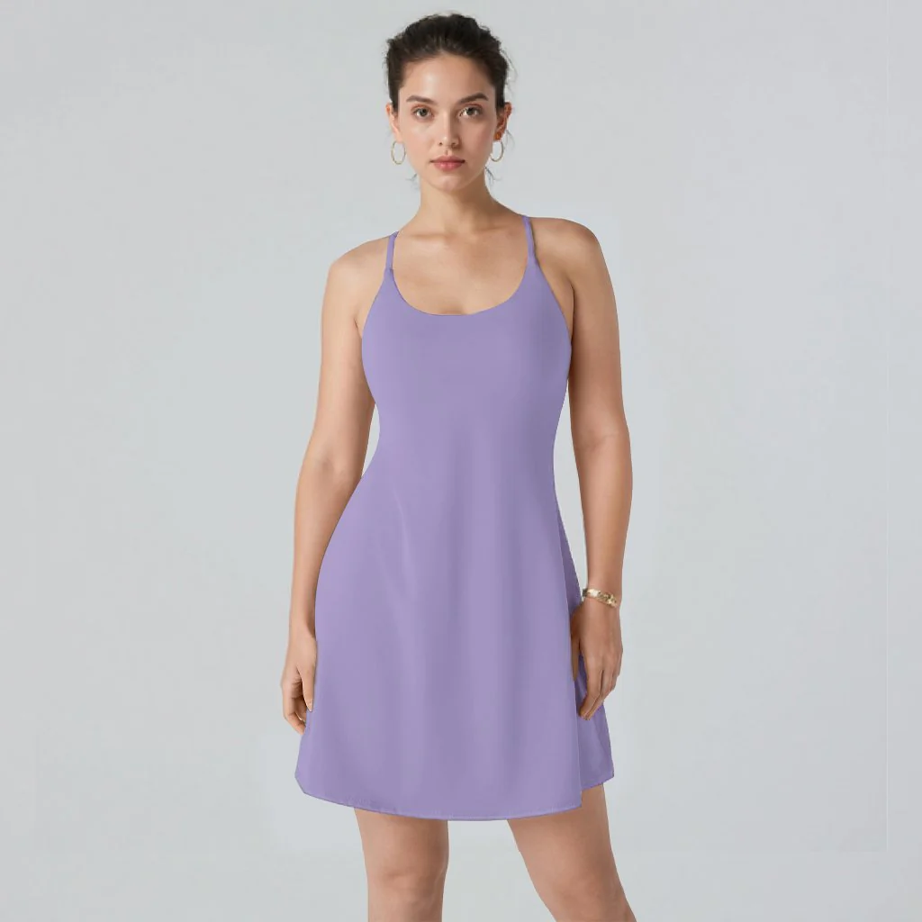 The Ultimate Tummy Control Backless Active Dress - Image 29