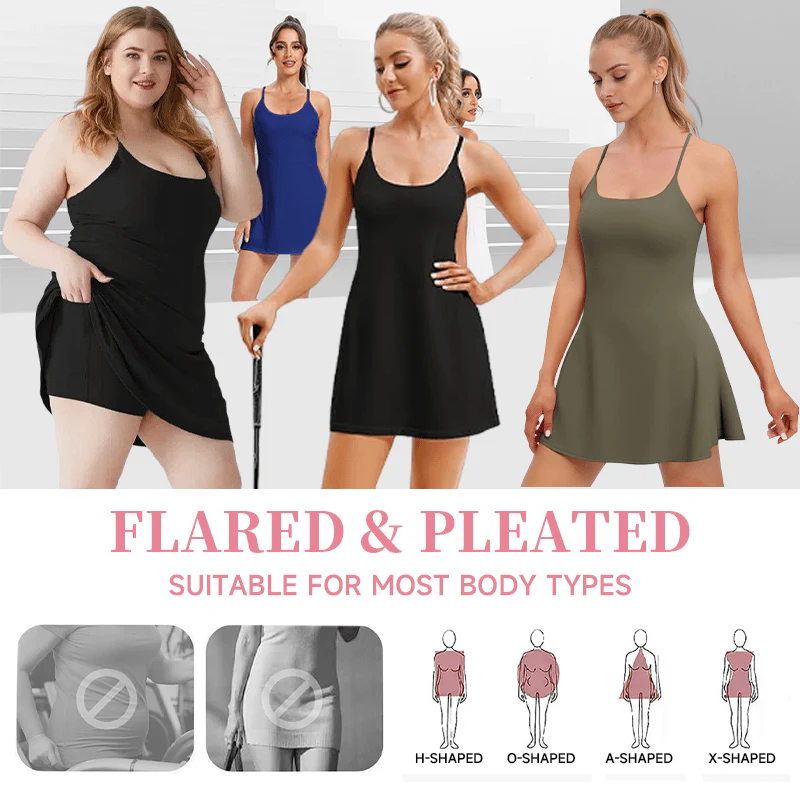 The Ultimate Tummy Control Backless Active Dress - Image 5