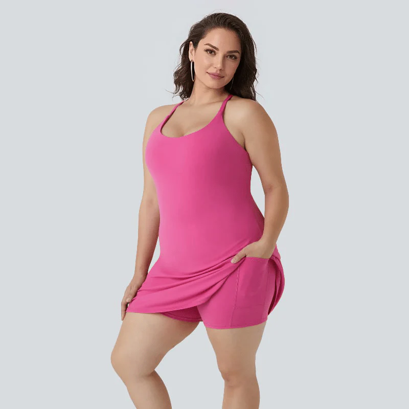 The Ultimate Tummy Control Backless Active Dress - Image 14