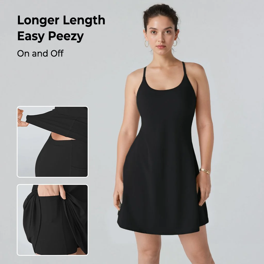 The Ultimate Tummy Control Backless Active Dress - Image 6