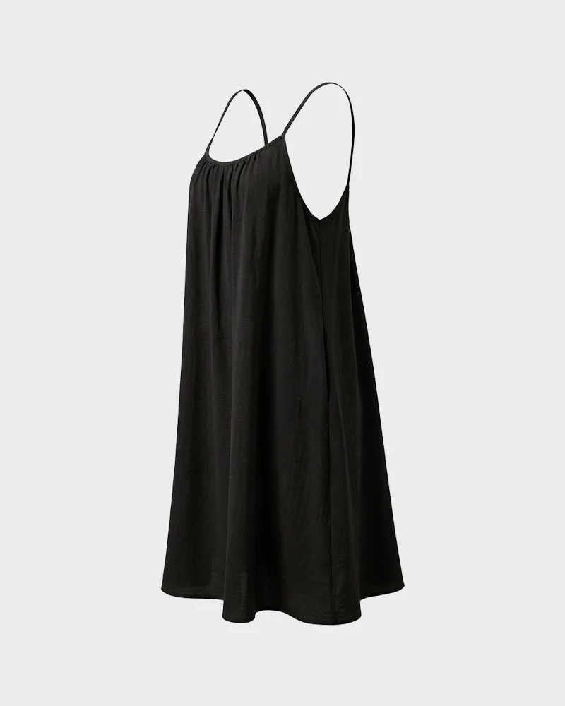 Women’s Backless Flowy Cami Lounge Dress - Image 18