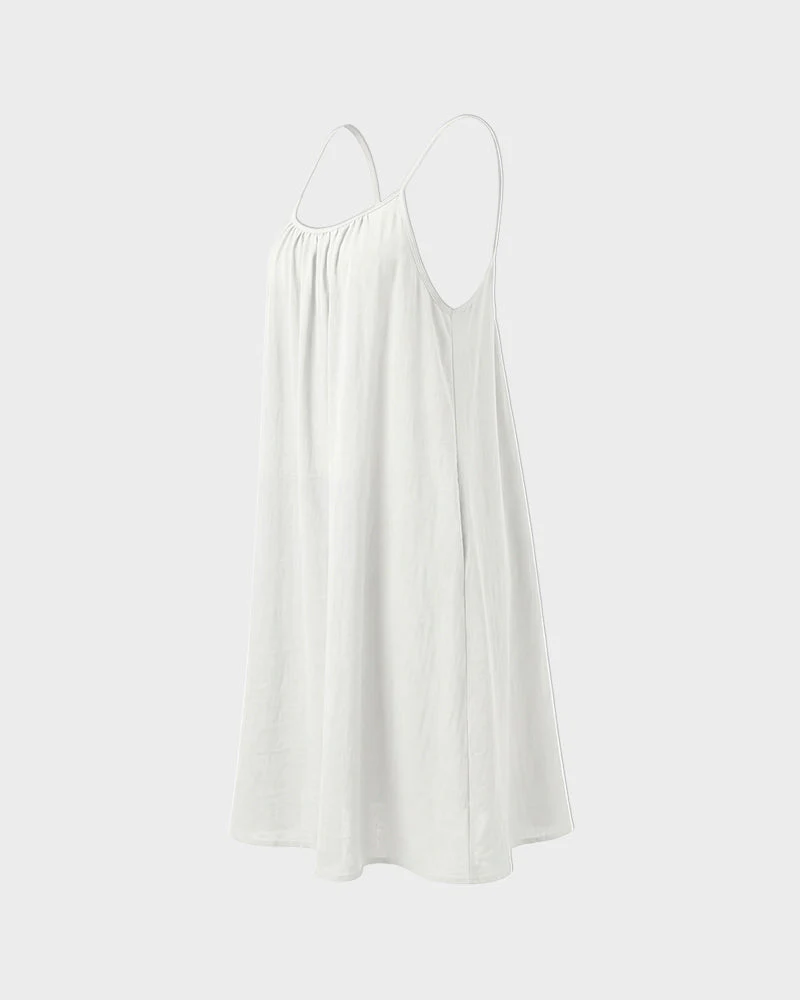 Women’s Backless Flowy Cami Lounge Dress - Image 20