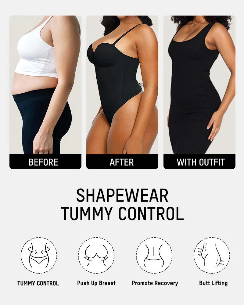 Bodysuit Back Lace-up Shapewear - Image 6