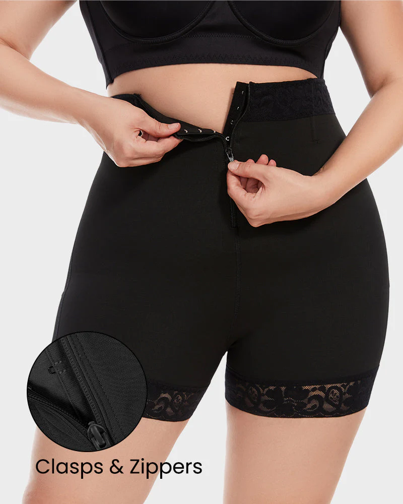 Boned Sculpt High Waist Shorts - Image 10