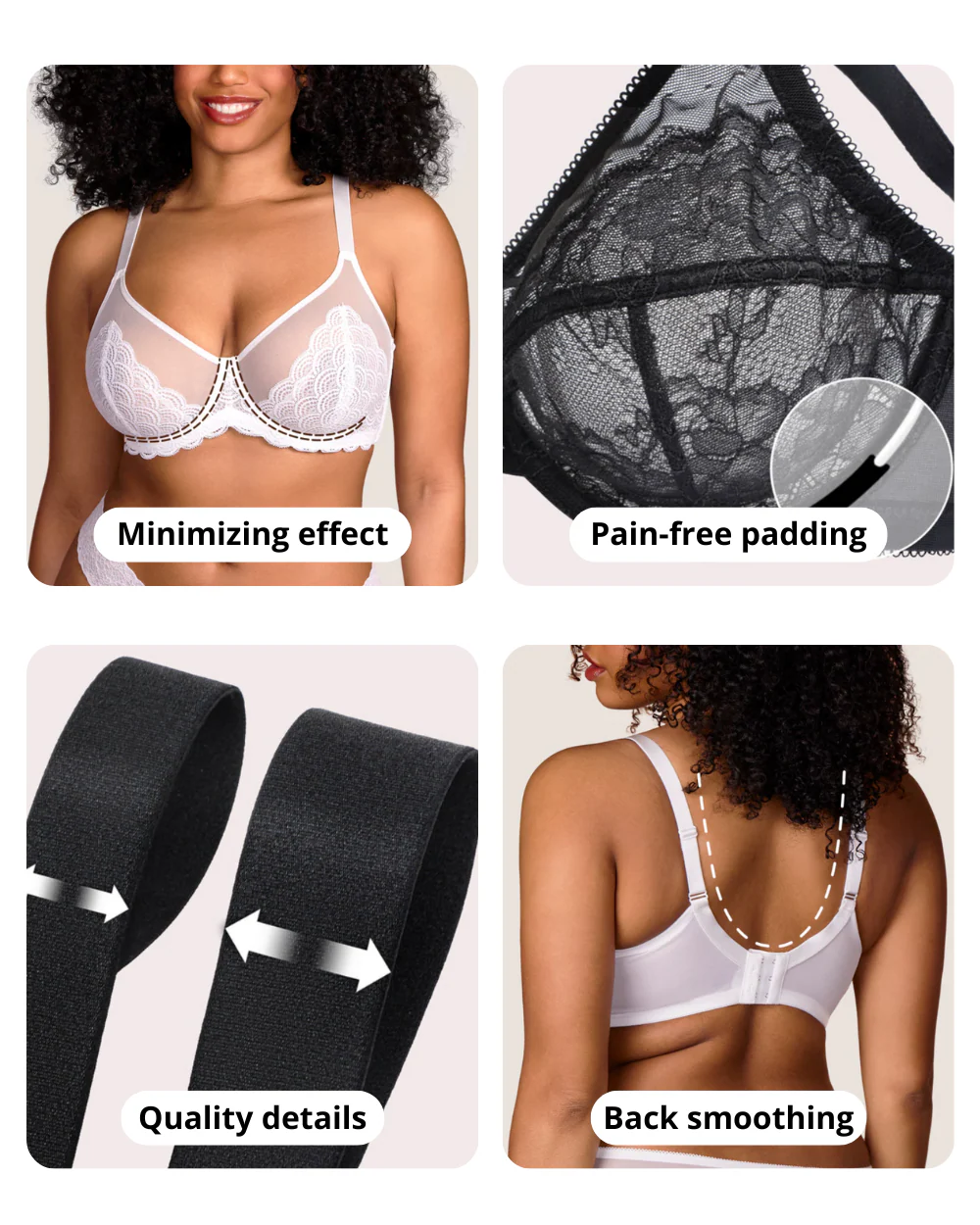 Breast Minimizer Bra - Enchante - Image 7