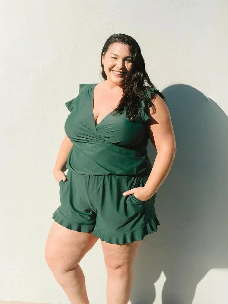 Swim Romper Built-in Bra - Image 4