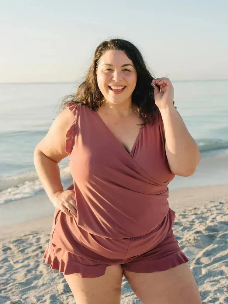 Swim Romper Built-in Bra - Image 7