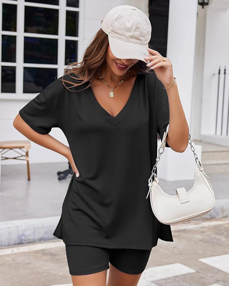 Casual Vibe Comfy Oversized 2-Piece Lounge Set - Image 6