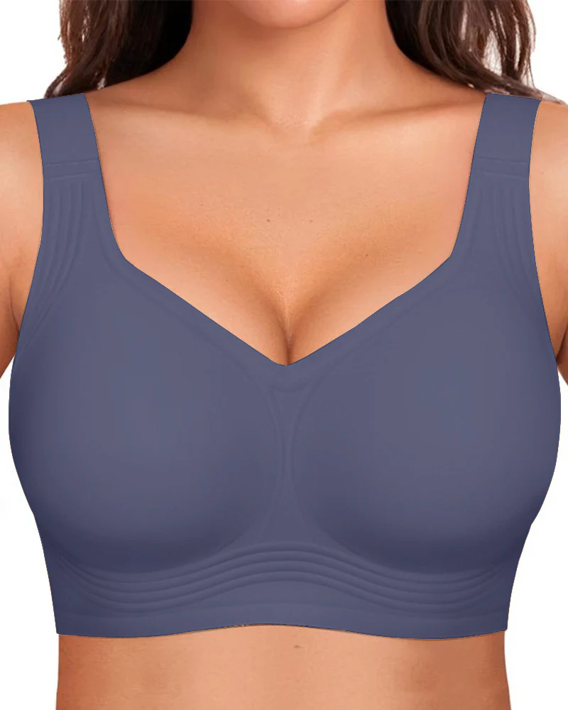 Comfortable Wireless Full Coverage Jelly Smoothing Bra - Image 24