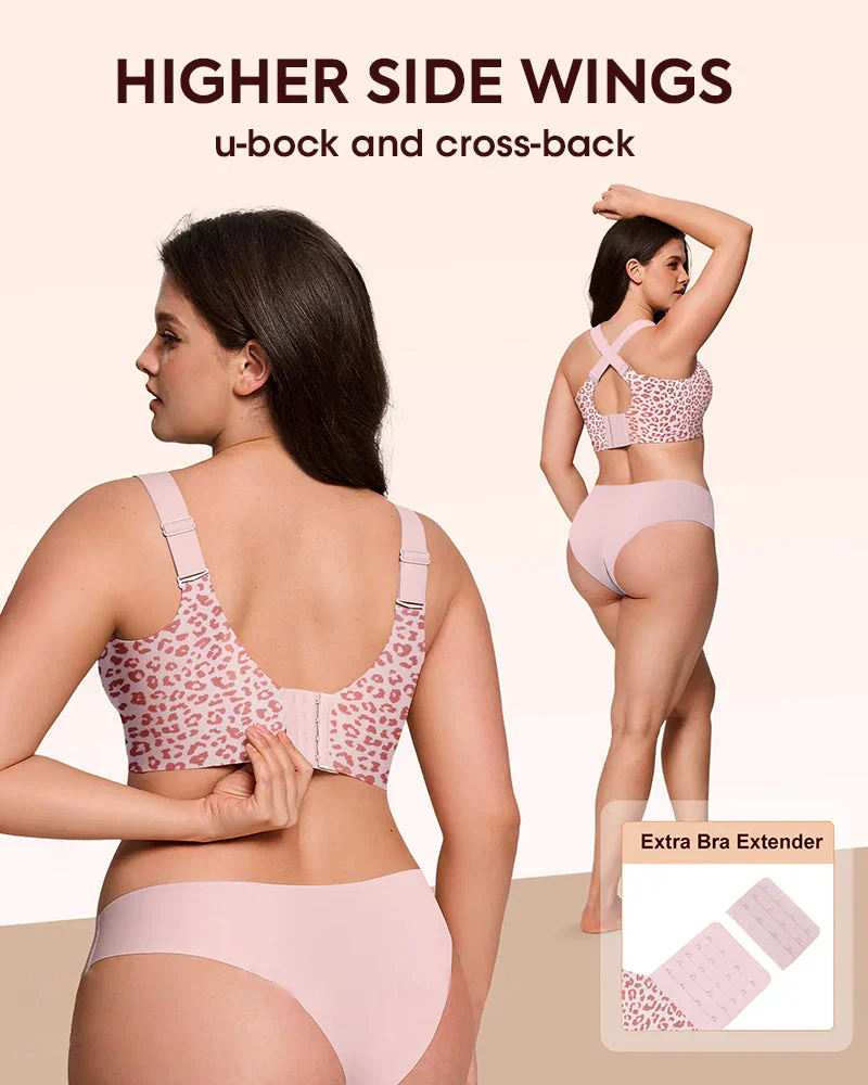 Comfortable Wireless Full Coverage Jelly Smoothing Bra - Image 4