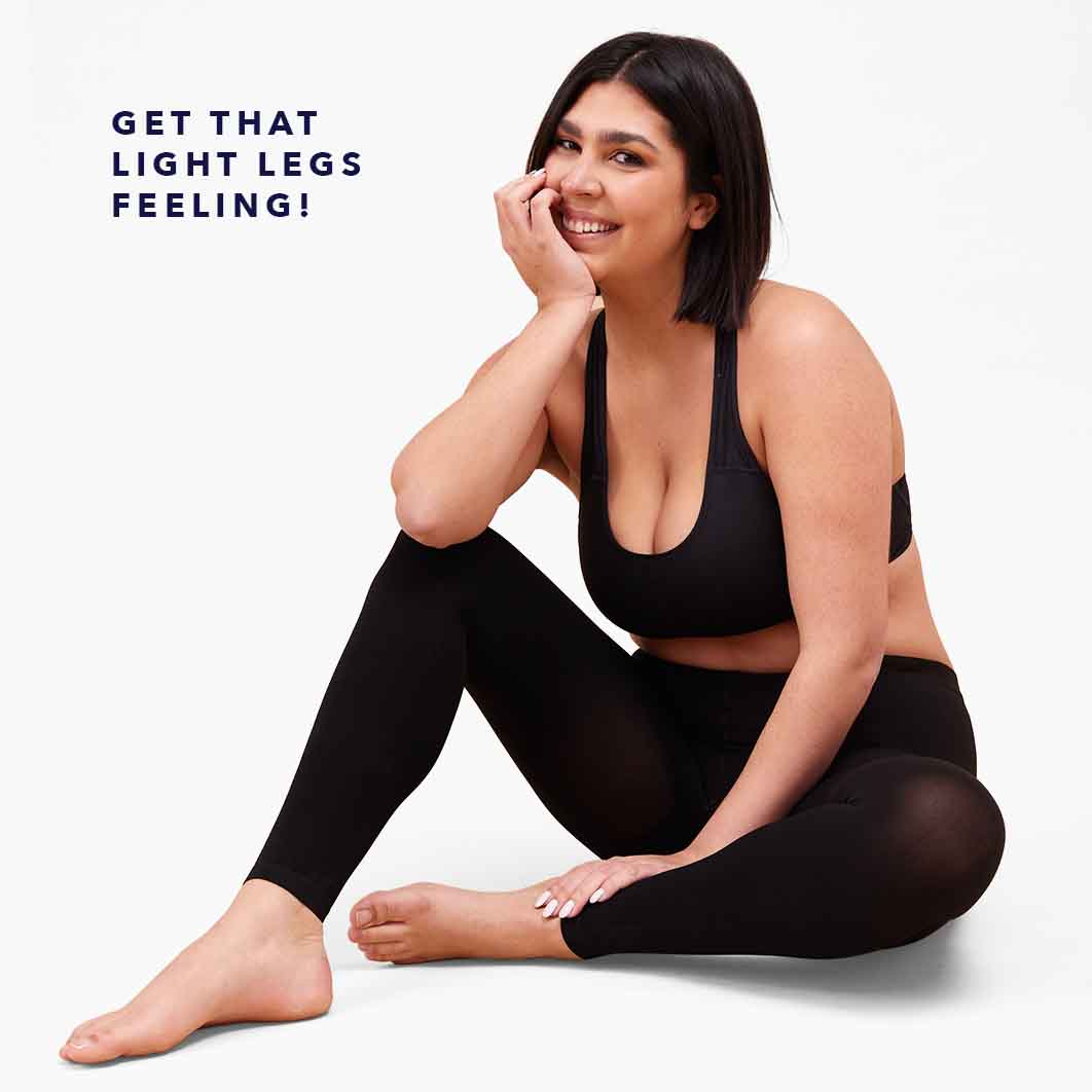 Curvevera Footless High Waisted Compression Tights - Image 6