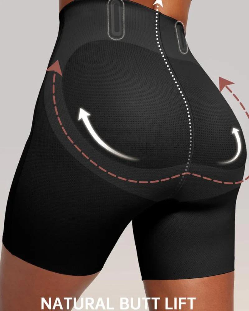 Cooling High-Waist Sculpting Shapewear Shorts - Image 10