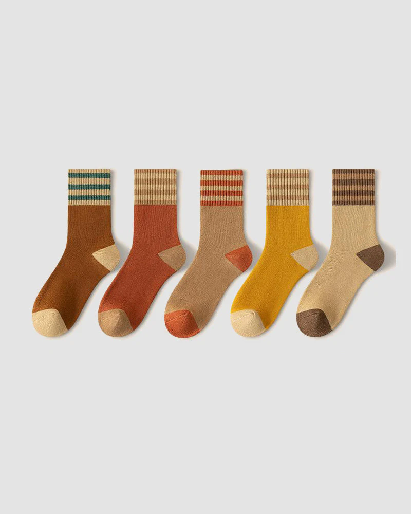 Cozy Plush Loop Lining Crew Socks - Image 8