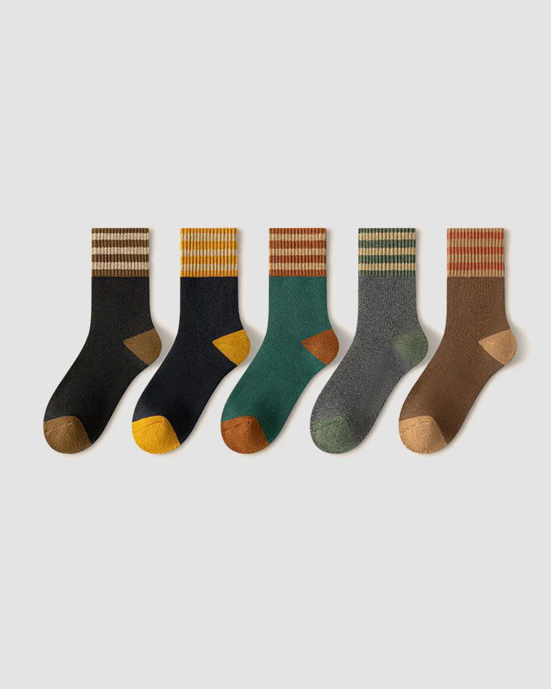 Cozy Plush Loop Lining Crew Socks - Image 9