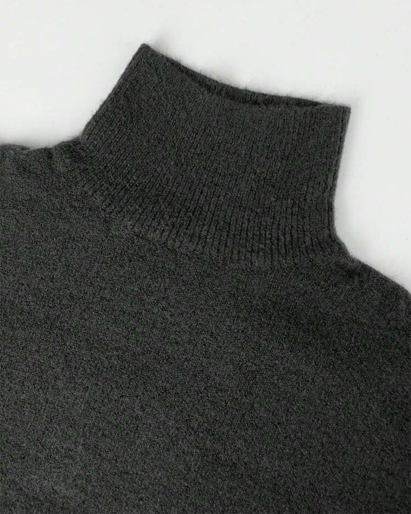 Cozy Turtleneck Knit Pullover Sweater - Image 6