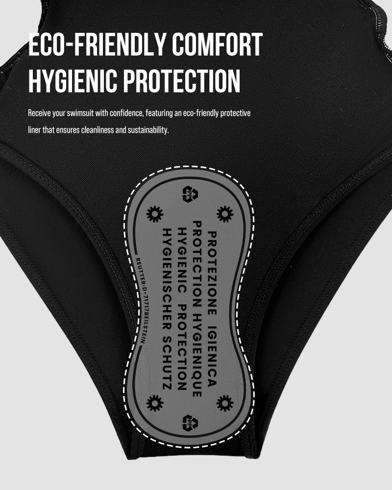 Plunge Lace-Up Corset Sculpting Swimsuit - Image 8