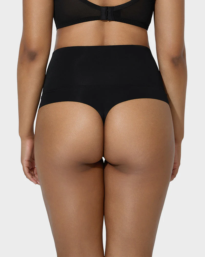 High-Rise Seamless Thong Panty(4 Pack) - Image 3