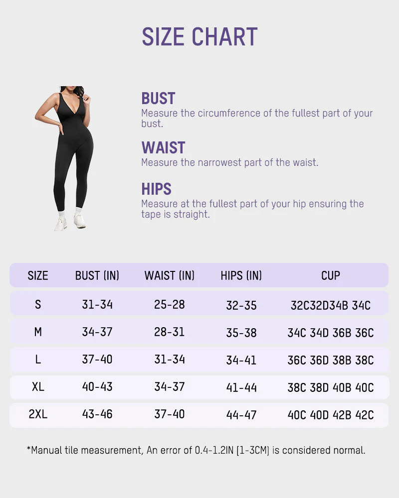 Deep V Tummy Control Sculpting Jumpsuit - Image 11