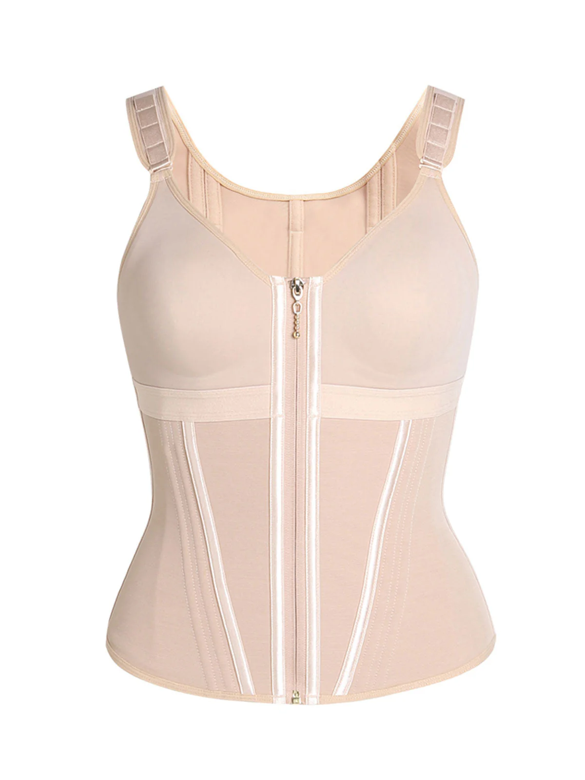 Curvevera™ Extreme Latex Corset Waist Vest With Bra - Image 5