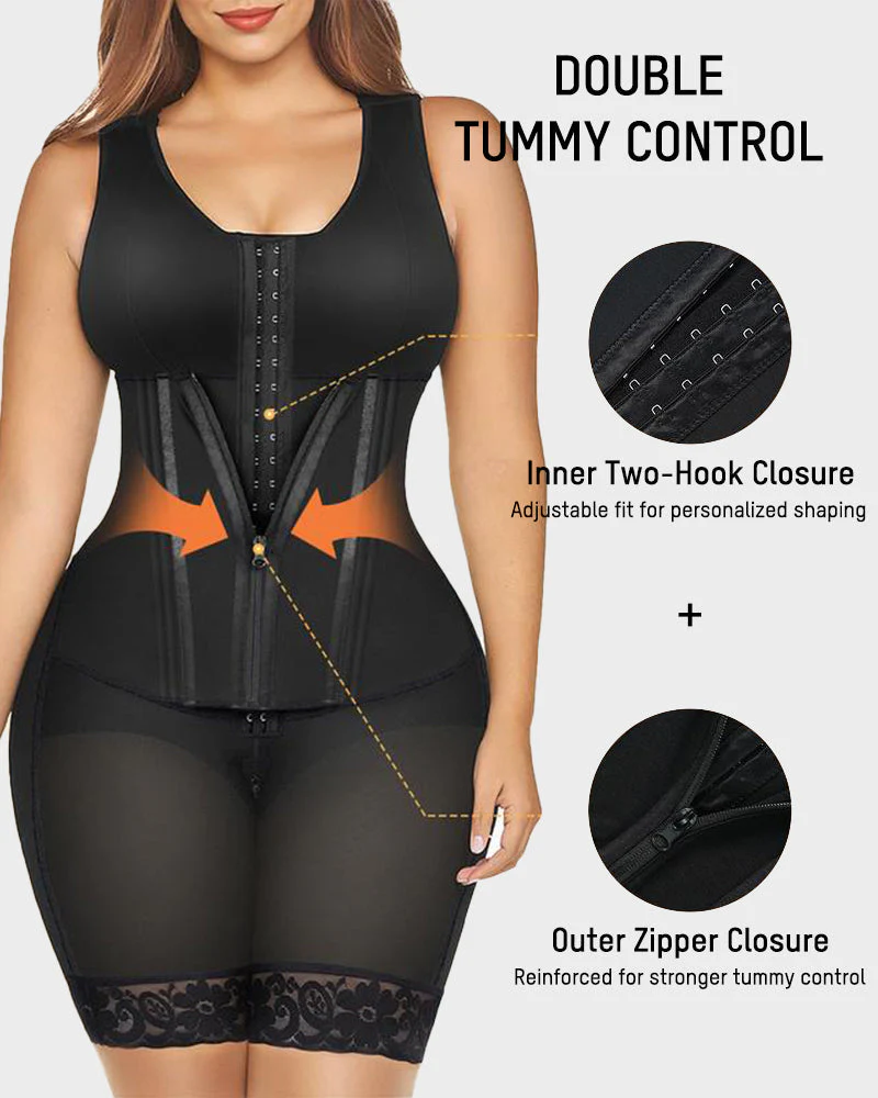 Fajas Colombianas Double Tummy Control Full Body Shapewear - Image 5