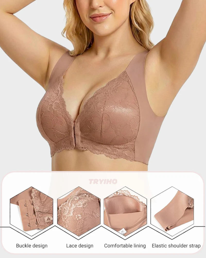 Front Closure '5D' Shaping  Wireless Bra - Image 10