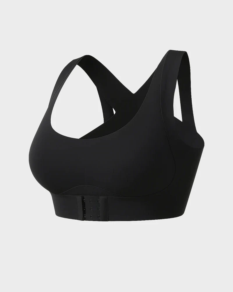 Front Closure Cross-Back Wireless Posture Bra - Image 14