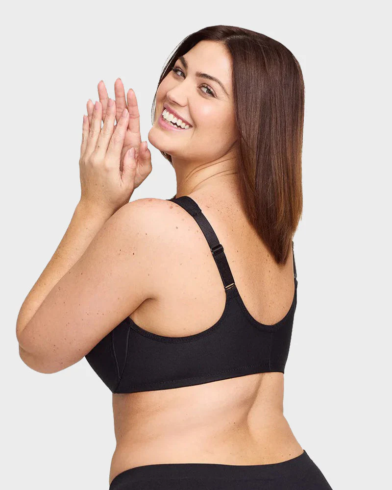 Front-Closure Underwire Print Bra - Image 2