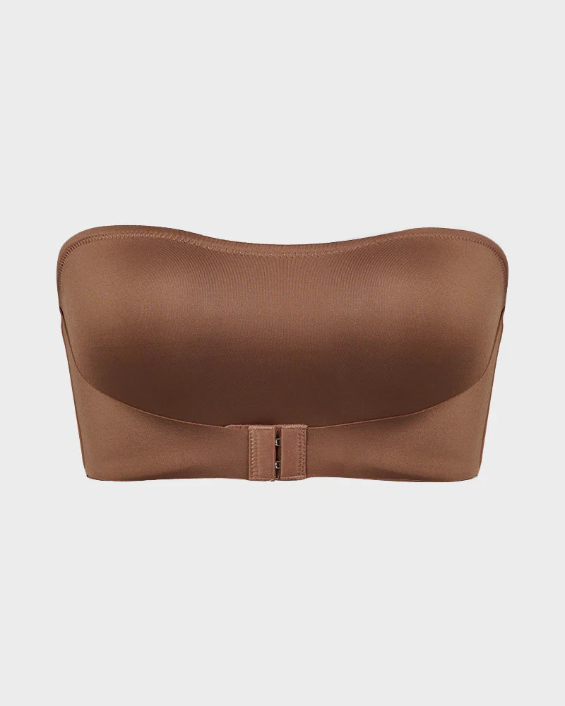 Front Closure Wireless Seamless Bandeau Bra - Image 13