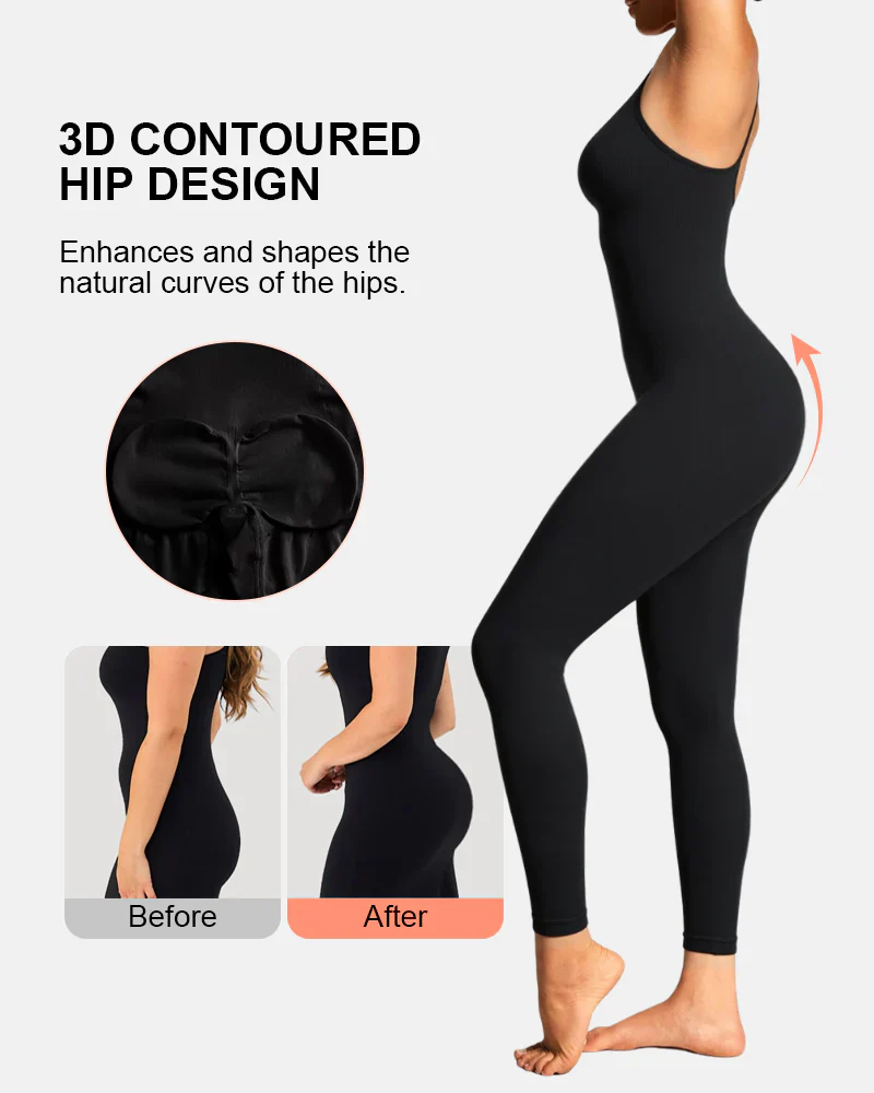 Full Body Shaper High Waisted Tummy Control Bodysuit - Image 4