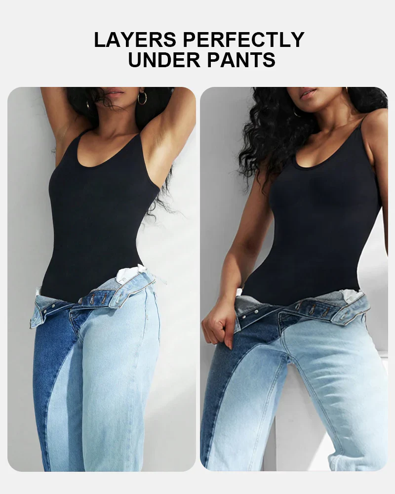 Full Body Shaper High Waisted Tummy Control Bodysuit - Image 9