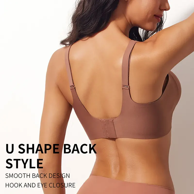 Buttery Soft Wireless Seamless Push Up Bra - Image 2