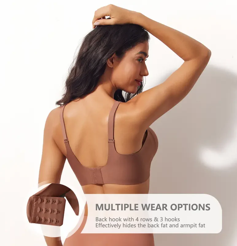 Buttery Soft Wireless Seamless Push Up Bra - Image 3