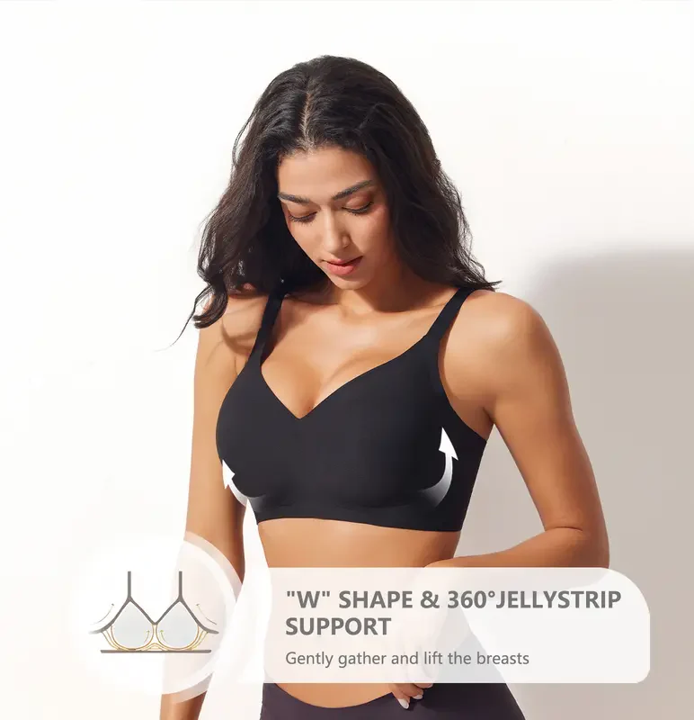 Buttery Soft Wireless Seamless Push Up Bra - Image 9