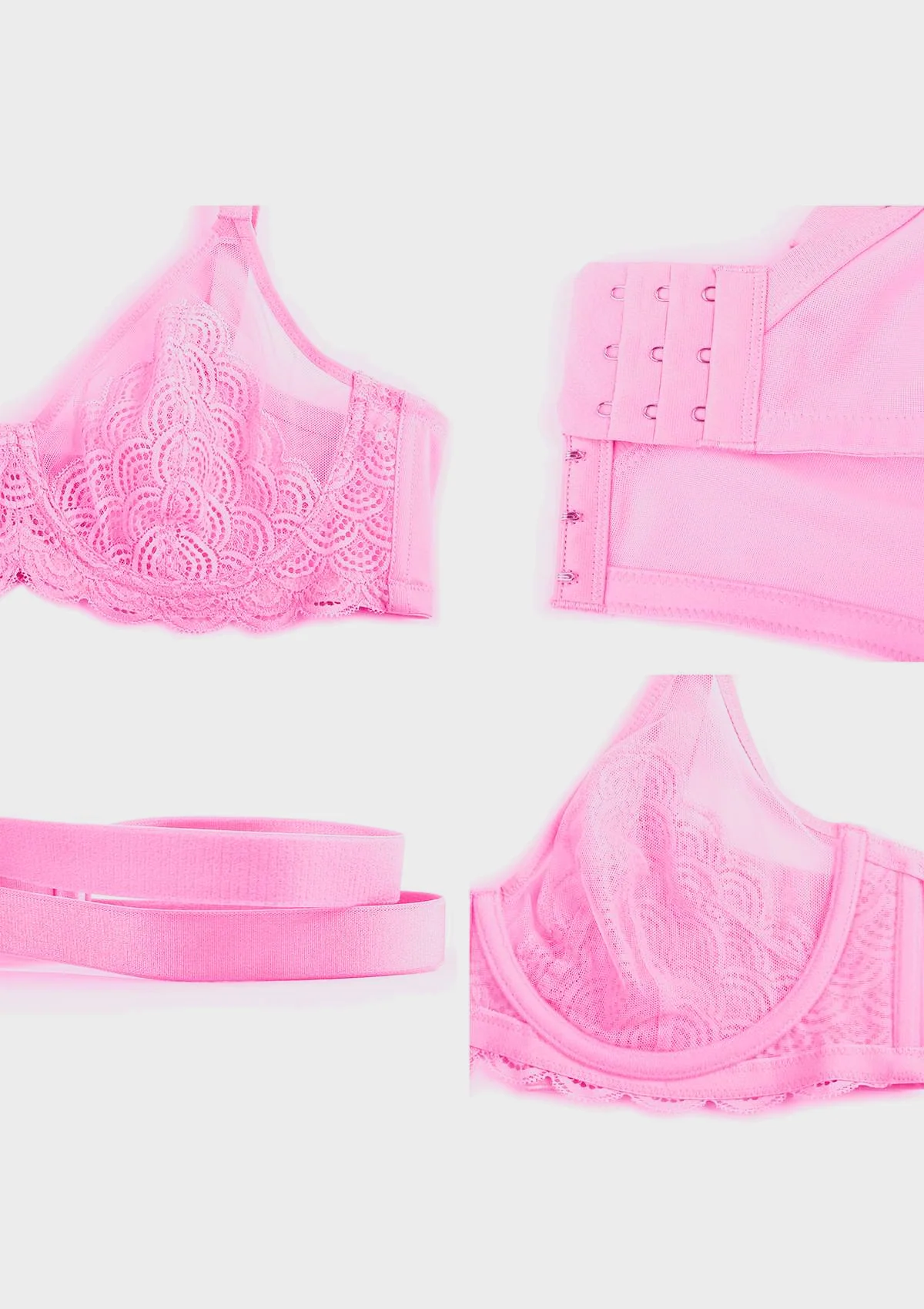 Lace Comfort Support Bra - Image 12