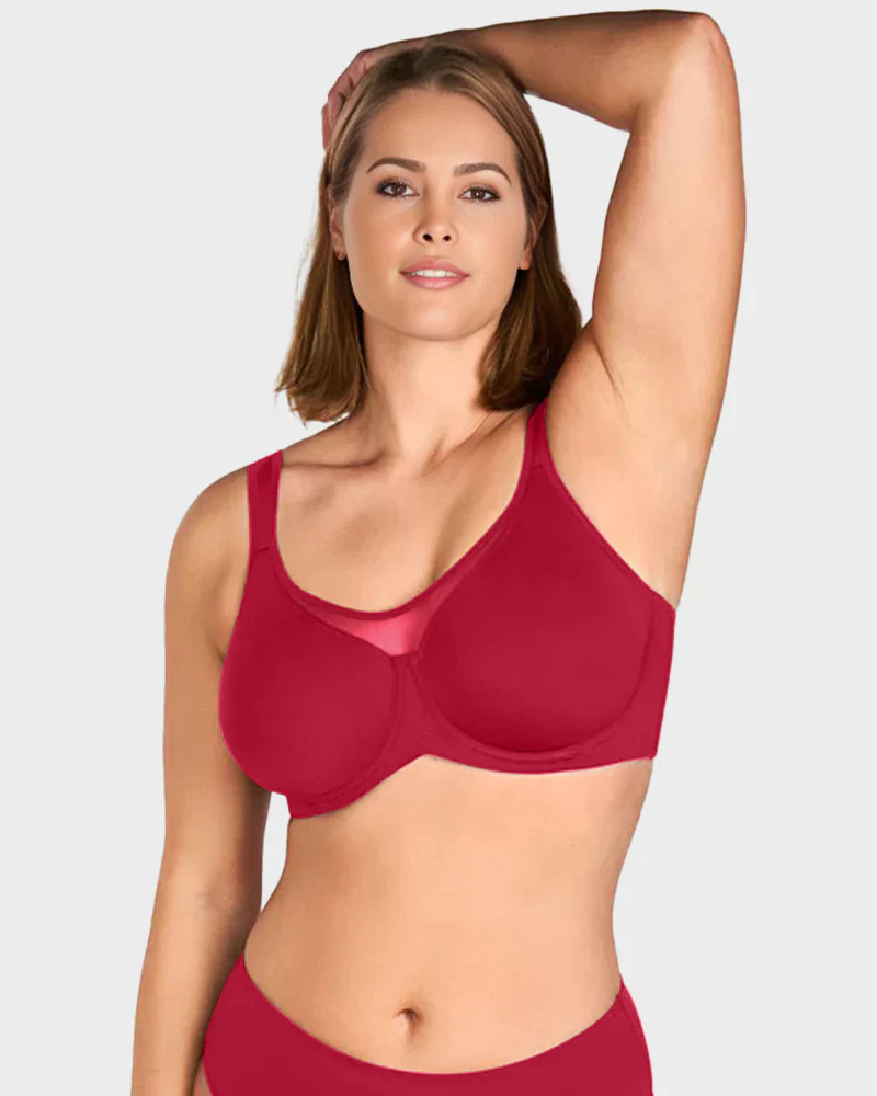 Plus Size Cooling Full Coverage Minimizer Bra - Image 12