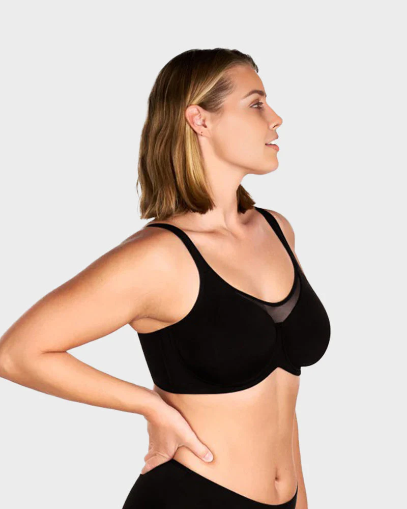 Plus Size Cooling Full Coverage Minimizer Bra - Image 7