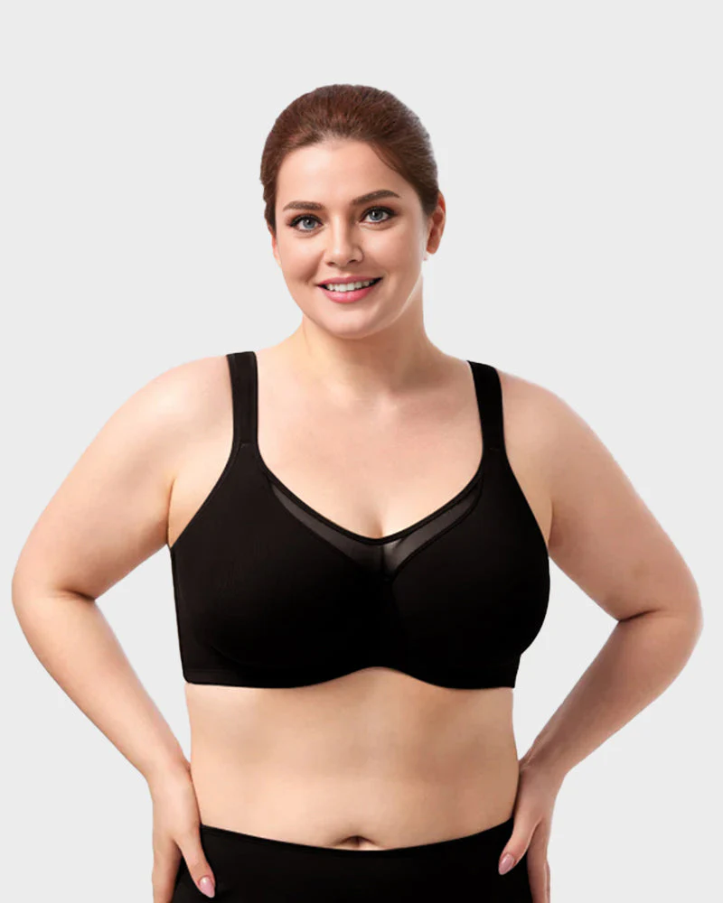 Plus Size Cooling Full Coverage Minimizer Bra - Image 8