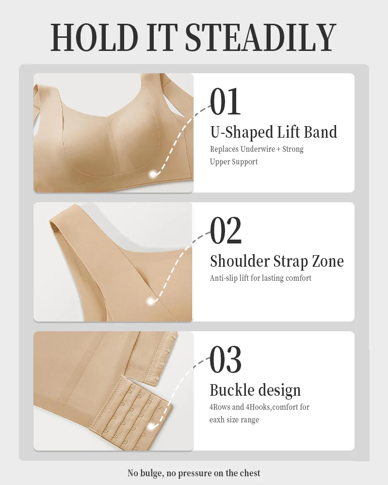 Full Support Wireless Push-Up Minimizer Bra - Image 4